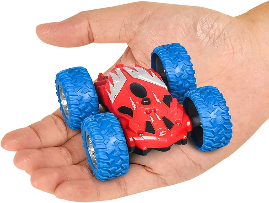 Power Your Fun Cyclone Mini RC Car for Kids - Double Sided Fast Remote Control Mini Stunt Car wit... | Amazon (US)