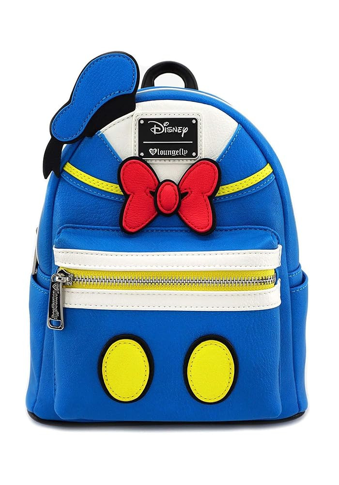 Loungefly Disney Donald Duck Faux Leather Mini Backpack Standard | Amazon (US)