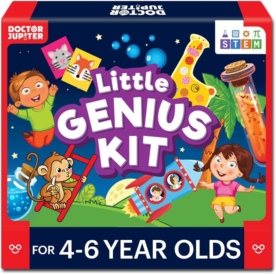 Doctor Jupiter Little Genius Kit for Boys & Girls 4-6 Year Olds | Educational Toys for 4-5-6 | Le... | Amazon (US)
