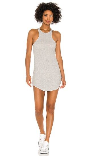 h:ours Racer Mini Dress in Heather Grey from Revolve.com | Revolve Clothing (Global)