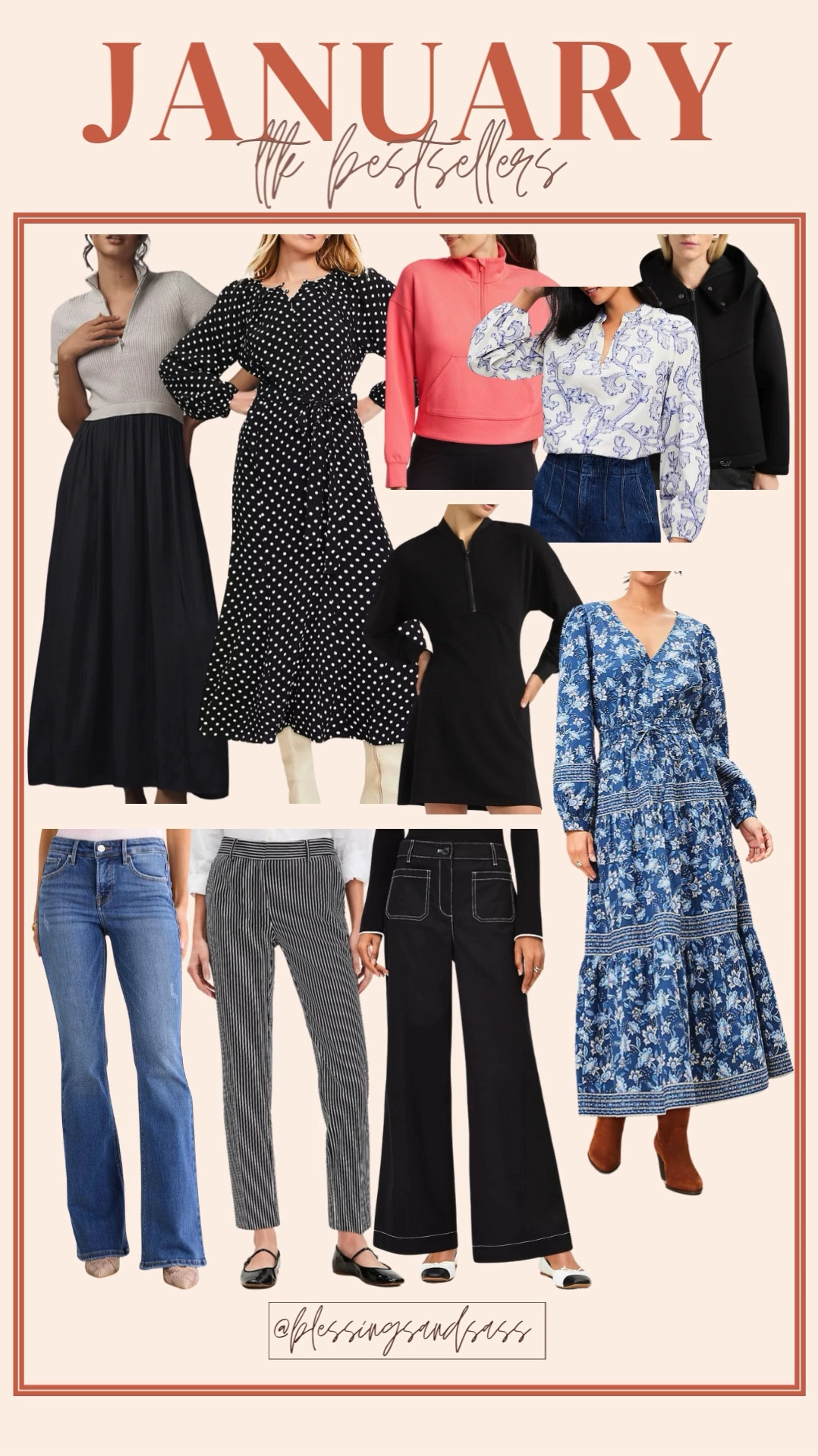 My January Bestsellers! 

Women’s fashion, winter fashion, winter style, winter outfit inspo, winter ootd, trendy fashion, chic style, maxi dress, mini dress, blouse, pants 



#LTKSeasonal #LTKStyleTip #LTKOver40