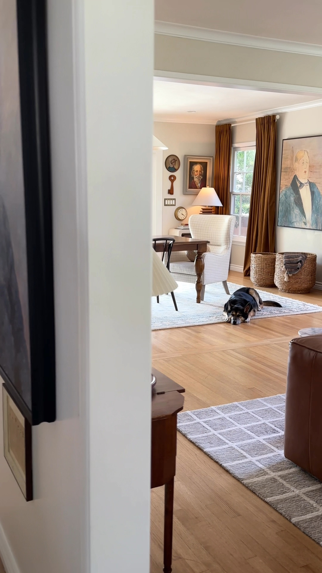 Rug, table, curtains, art, chair, dining chair

#LTKHome