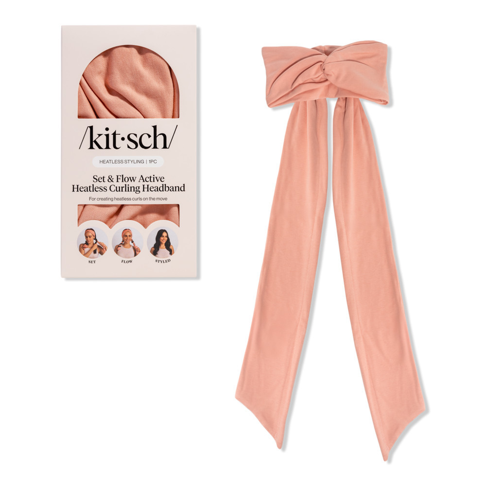 Kitsch Set & Flow Active Heatless Curling Headband - Terracotta | Ulta