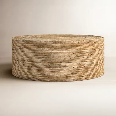 Evana Woven Drum Coffee Table | Wayfair North America