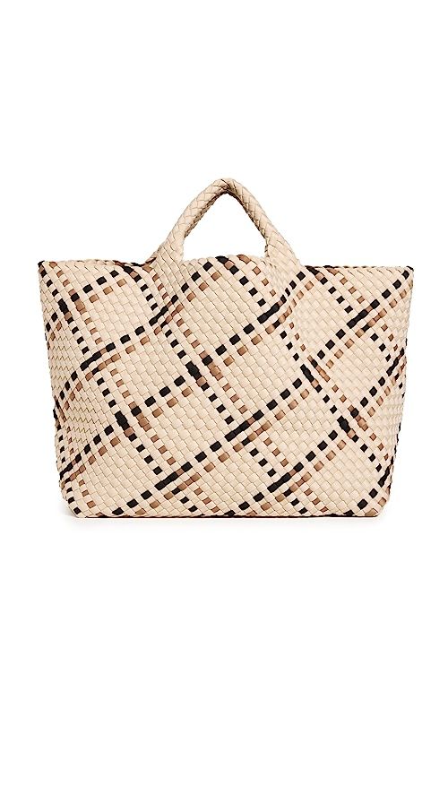 St Barths Plaid Large Tote | Shopbop