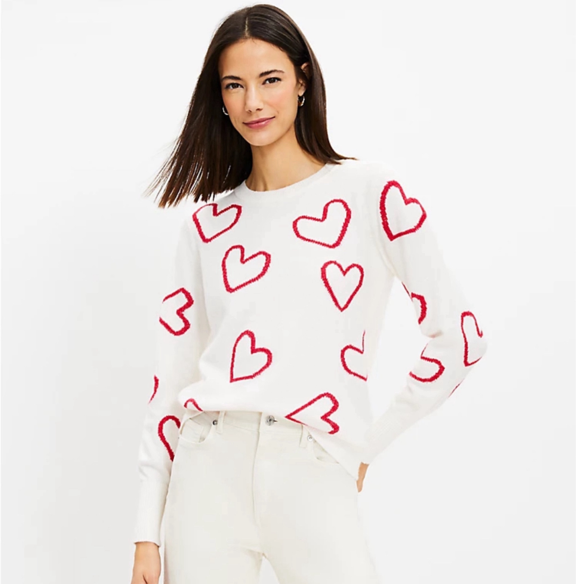 In time for Valentine’s Day, grab the sweater before it’s sold out. Pair it with jeans or any pants

#ValentinesDay
#sweater
#knittop