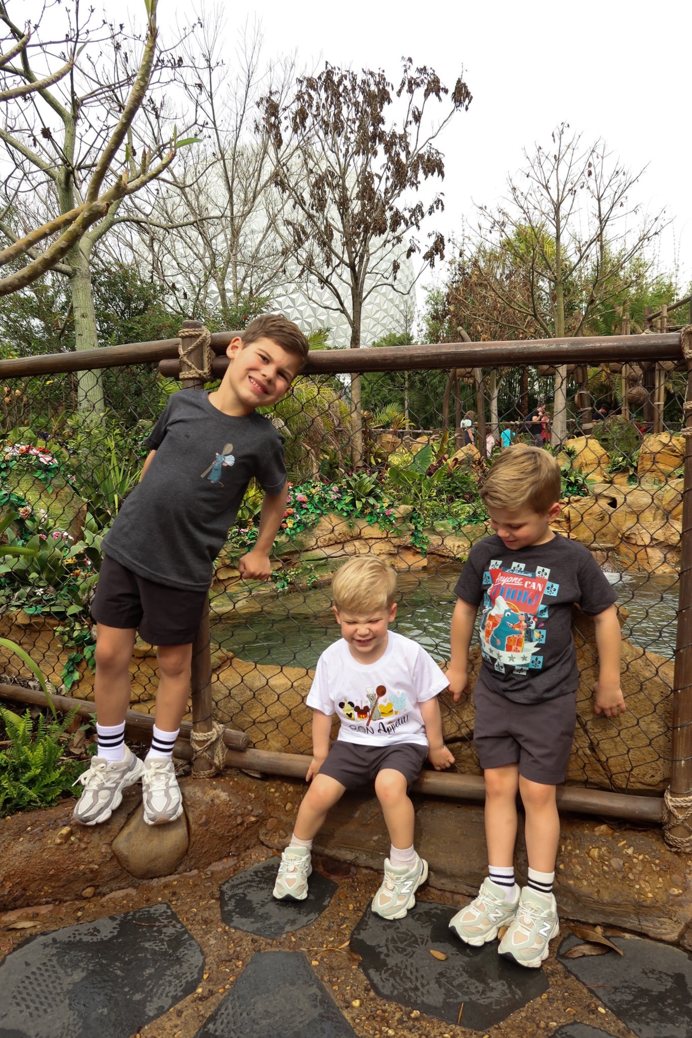 What the boys wore to Epcot! I ordered their tshirts from Etsy- they show them on adults, but they come in youth/toddler sizes as well! Shorts, socks, & shoes linked as well! 

Disney || Disney outfits || ratatouille || boy style || boy mom 

#LTKTravel #LTKBaby #LTKKids