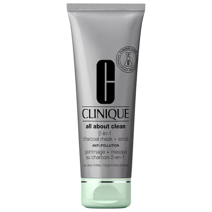 All About Clean™ 2-in-1 Charcoal Face Mask + Scrub - CLINIQUE | Sephora | Sephora (US)