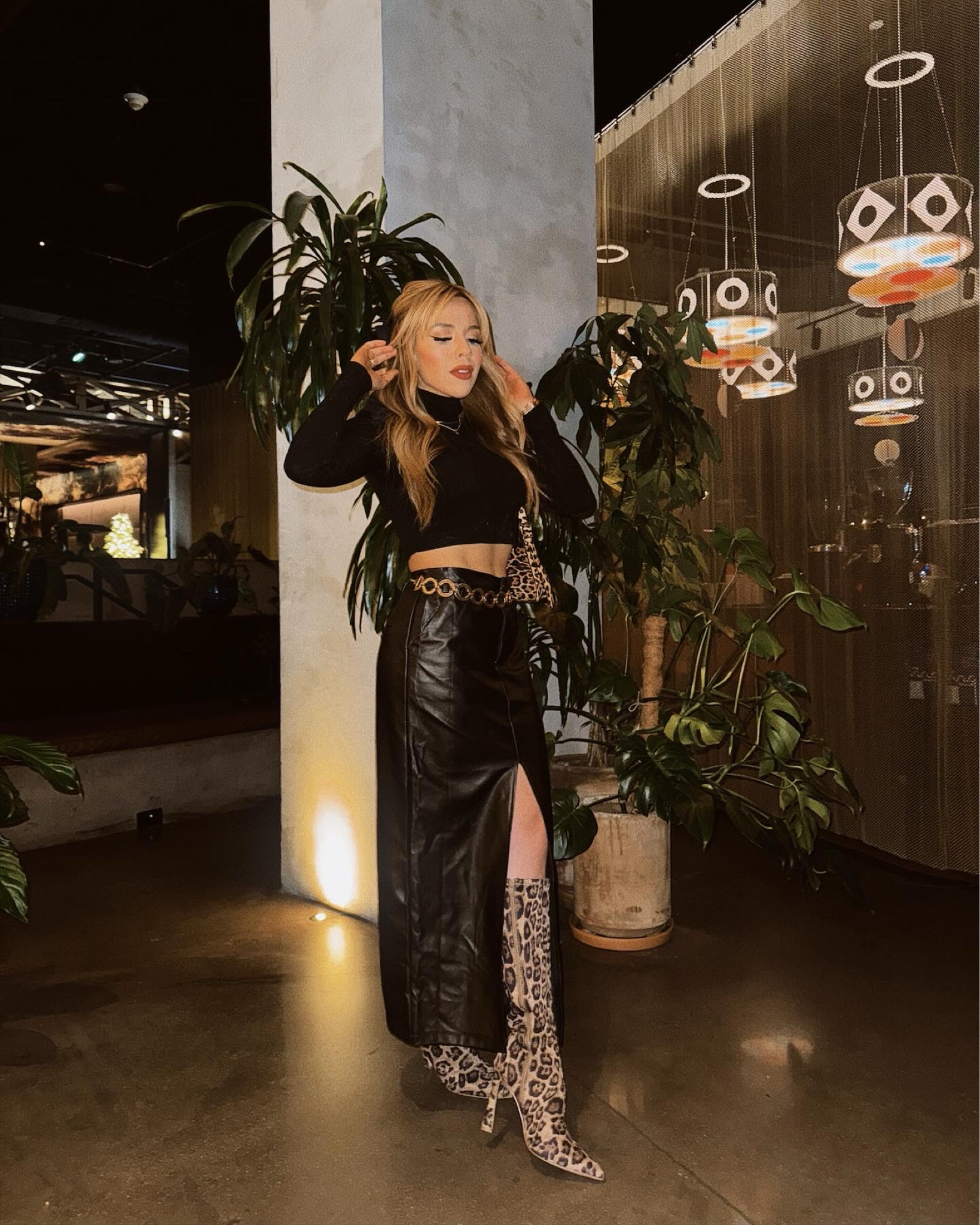 Leather and leopard 💋

#LTKHoliday #LTKParties #LTKFindsUnder100