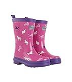 Hatley Girls Printed Rain Boots, Unicorn Silhouettes, 4 US Toddler | Amazon (US)