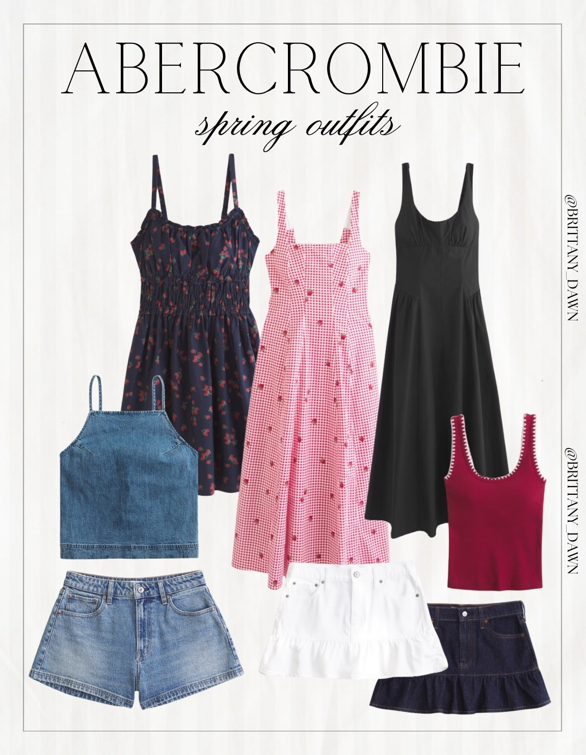 I am so impressed with the new arrivals at Abercrombie! 🌸

From the cutest strawberry prints to classic denim staples, these pieces are perfect for building a fresh and feminine spring wardrobe. ✨

I love how easily these items can be mixed and matched for a casual weekend look. These silhouettes are so flattering and high-quality, making them my absolute favorites for the sunny days ahead! ☁️

#AbercrombieStyle #SpringOutfits #DenimDays #SpringFashion #OOTD #DressInspo #StyleStaples #SpringTrends

#LTKSeasonal #LTKootd