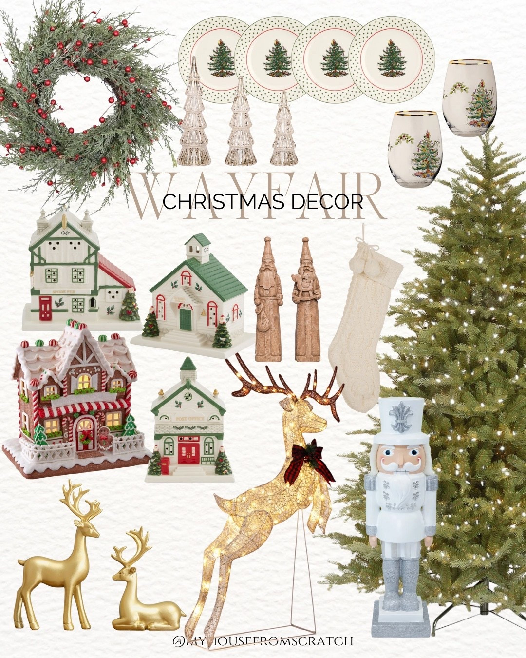 #ad Getting your home ready for the holiday🎄@Wayfair has it ALL — from furniture and rugs to seasonal decor (think trees, garlands & wreaths 😍). Fast shipping = stress-free hosting 🙌
Holiday decor 
#ad #wayfair #wayfairpartner 

#LTKCyberWeek #LTKHoliday #LTKHome