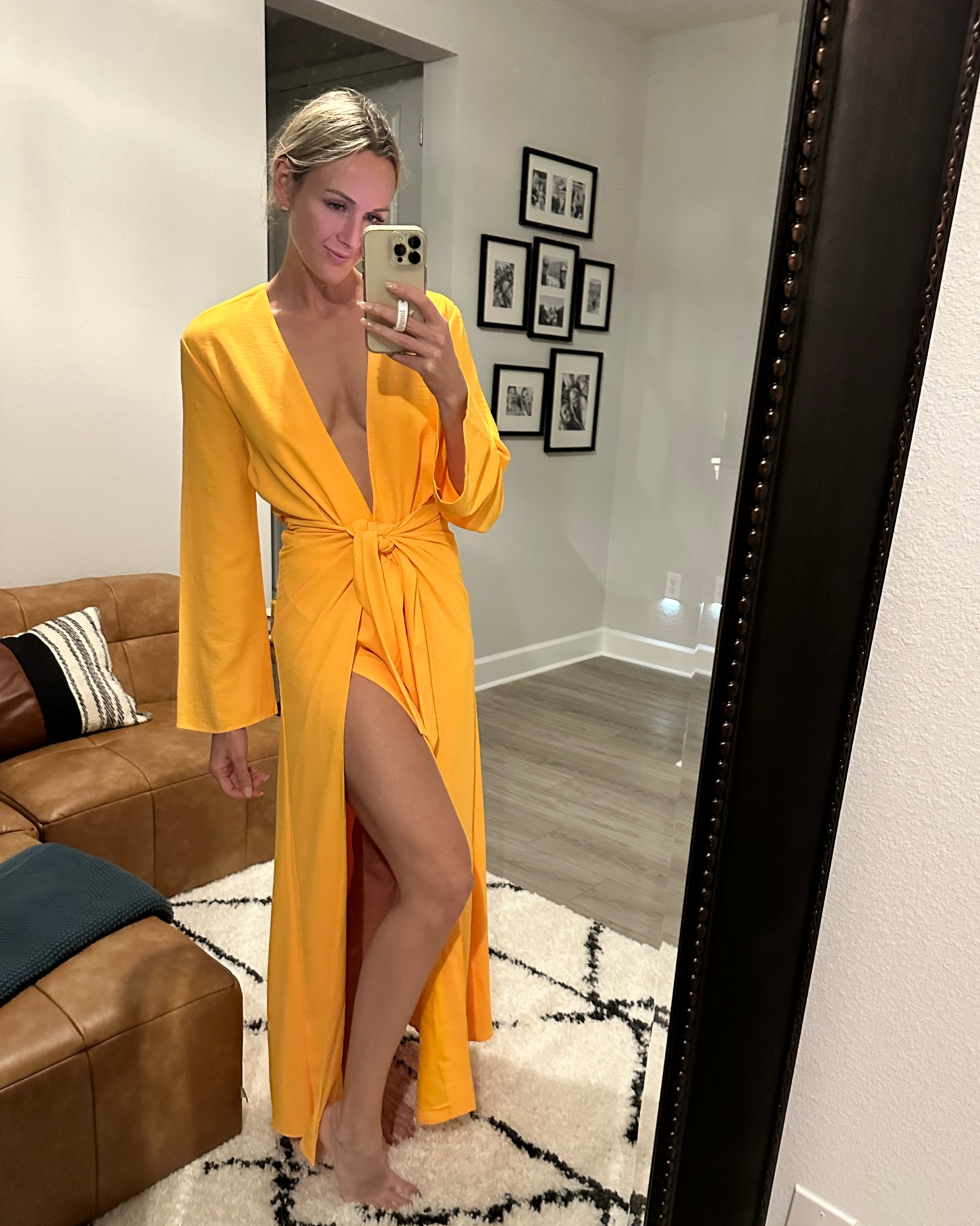 Long sleeve maxi with plunging neckline and high slit. Amazing revolve purchase! Plan on wearing at the beach resort! 

#LTKstyletip #LTKparties #LTKbeauty