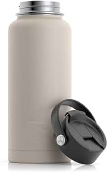 RTIC 32 oz Vacuum Insulated Bottle, Metal Stainless Steel Double Wall Insulation, BPA Free Reusab... | Amazon (US)