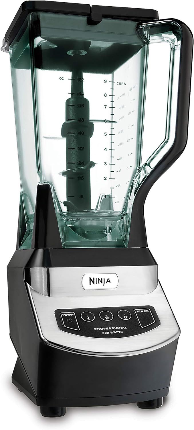 Ninja NJ600WMC Professional Blender, 72 oz Pitcher, Black/Silver, 900W (Canadian Version) | Amazon (CA)