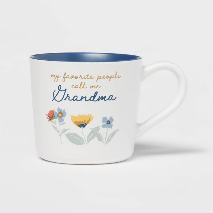 15oz Stoneware My Favorite People Call Me Grandma Mug - Threshold™ | Target