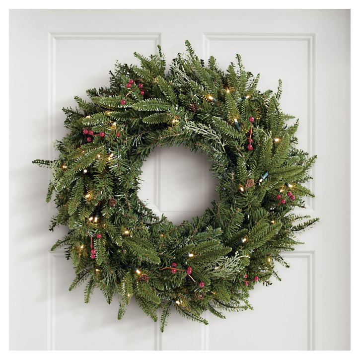 Madison Fraser Cordless Wreath | Grandin Road | Grandin Road