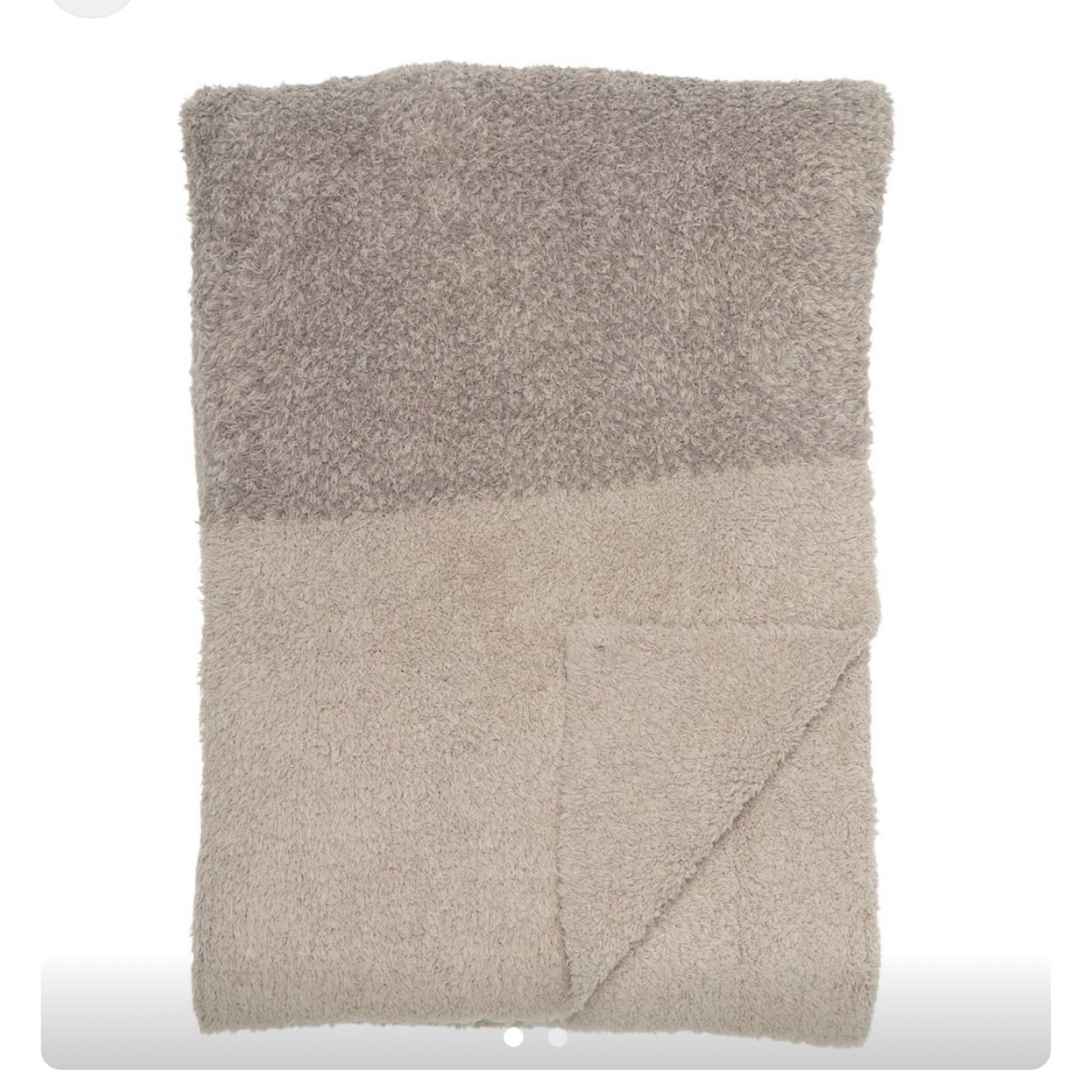 Barefoot Dreams® Luxe Heathered Stripe, Throw Blanket in Linen-Warm Gray at
