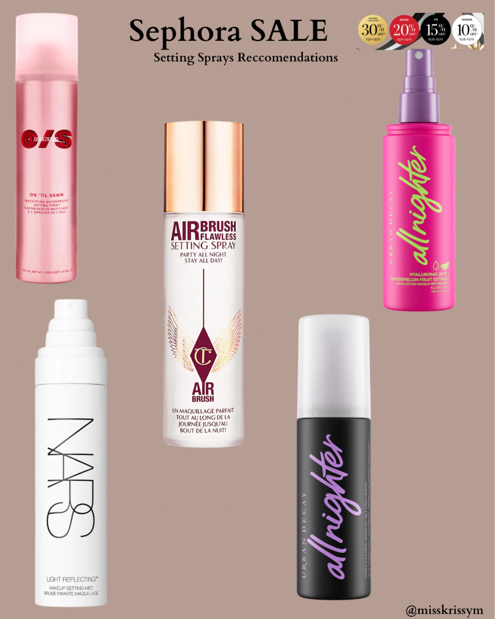 The BEST setting sprays at Sephora. These are my most used settings sprays for longevity in my makeup. 

#LTKU #LTKSaleAlert #LTKBeauty