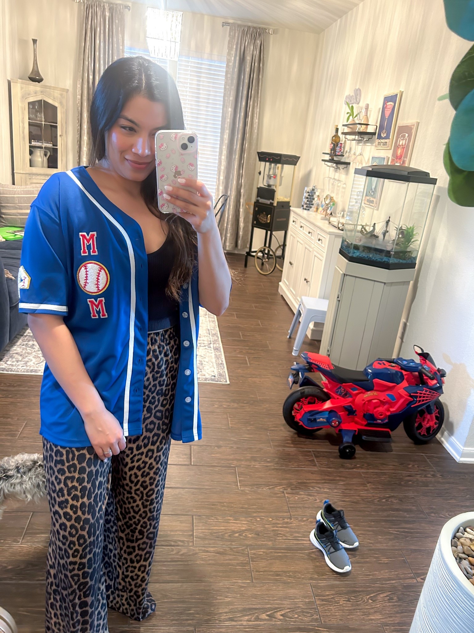 My DIY Tball mom jersey!! ⚾️💙