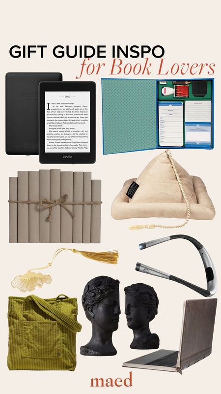 Gift Guide Inspo for Book Lovers - Book Stand - Book Light - Book Ends - Bookmark - Book Bag - Kindle- Personal Library Stamp 

#LTKtravel #LTKHoliday #LTKSeasonal