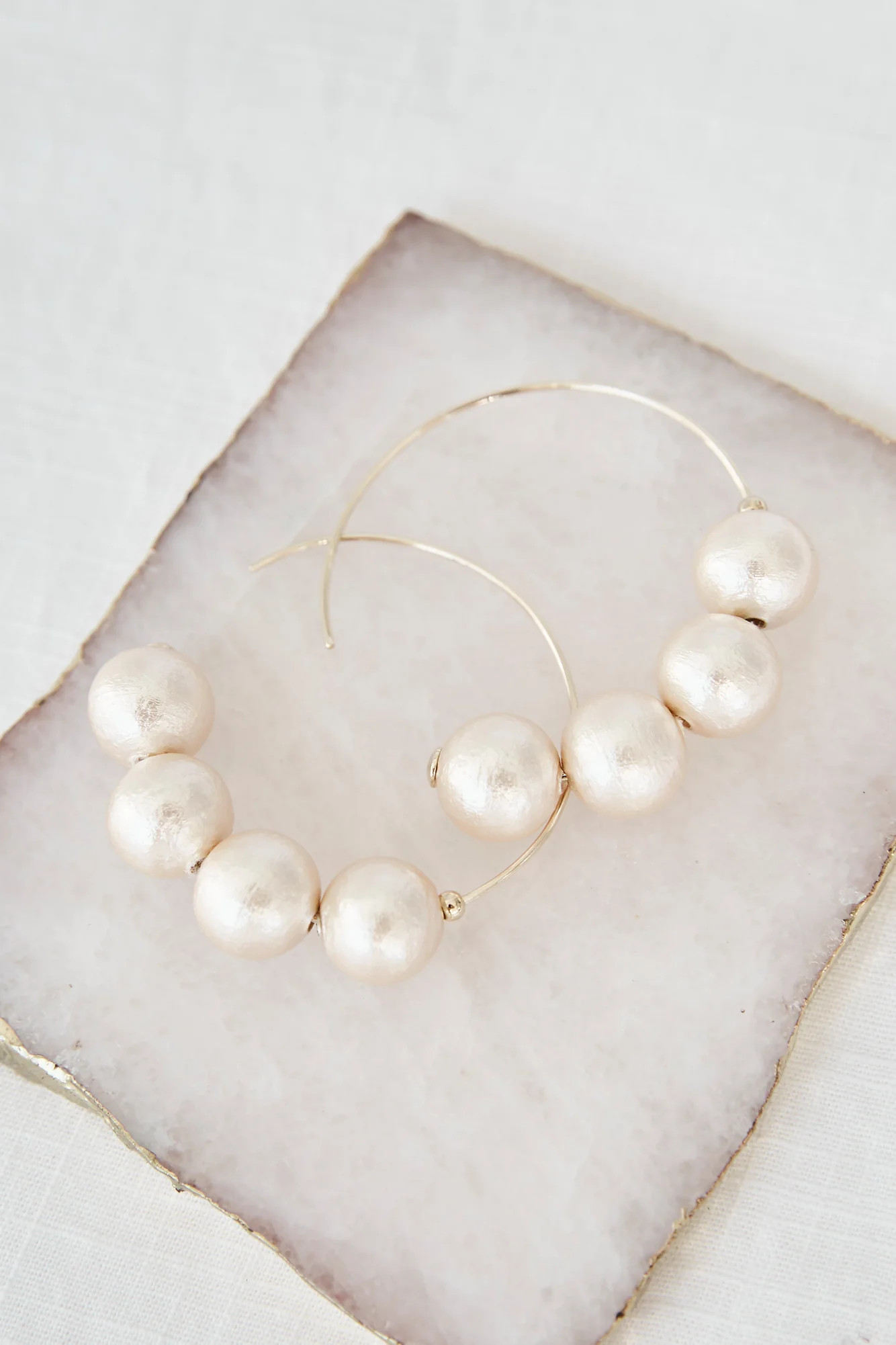 Feeling Fancy Earrings White | Hello Molly (AU)