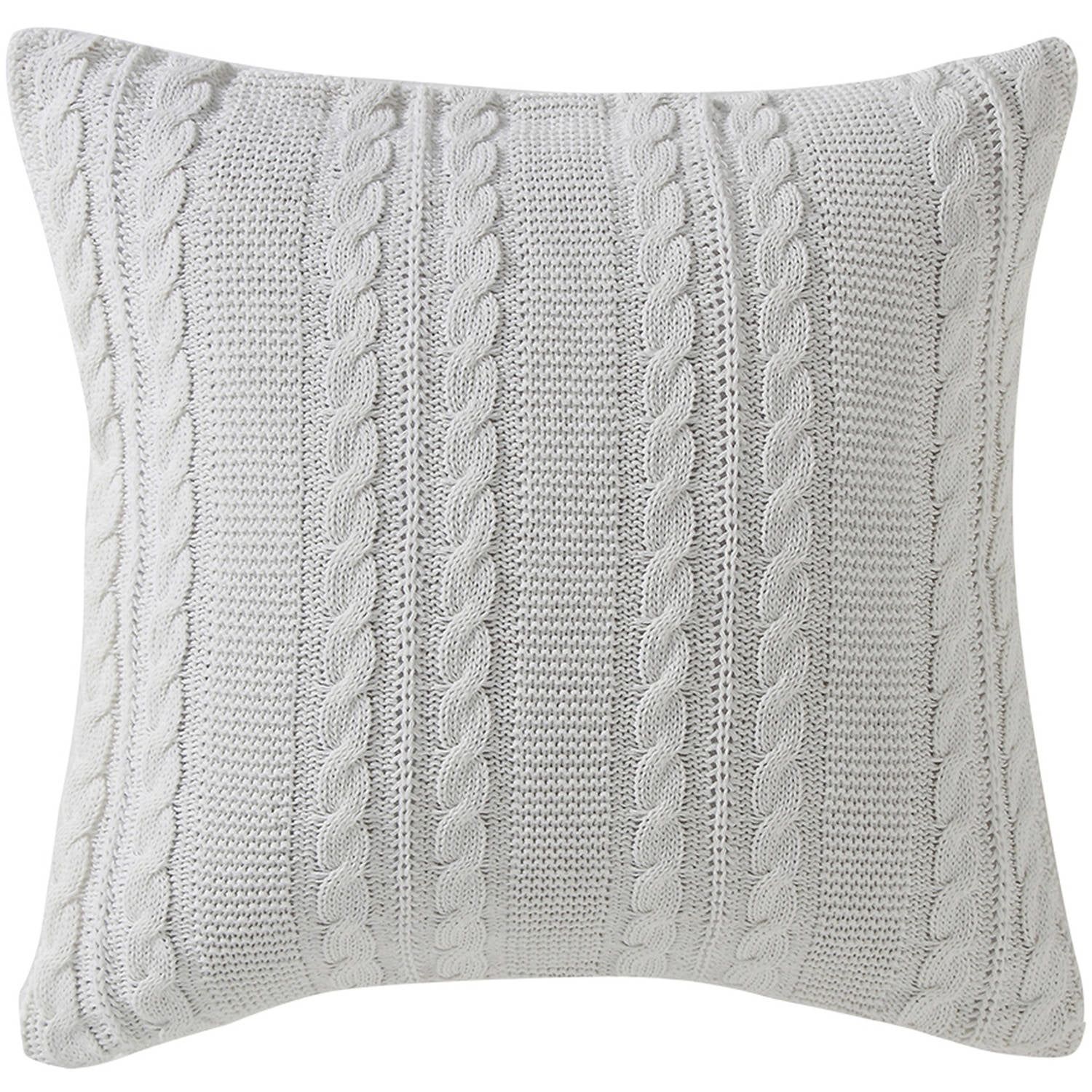 VCNY Home 18" x 18" White Cotton Throw Pillow - Walmart.com | Walmart (US)