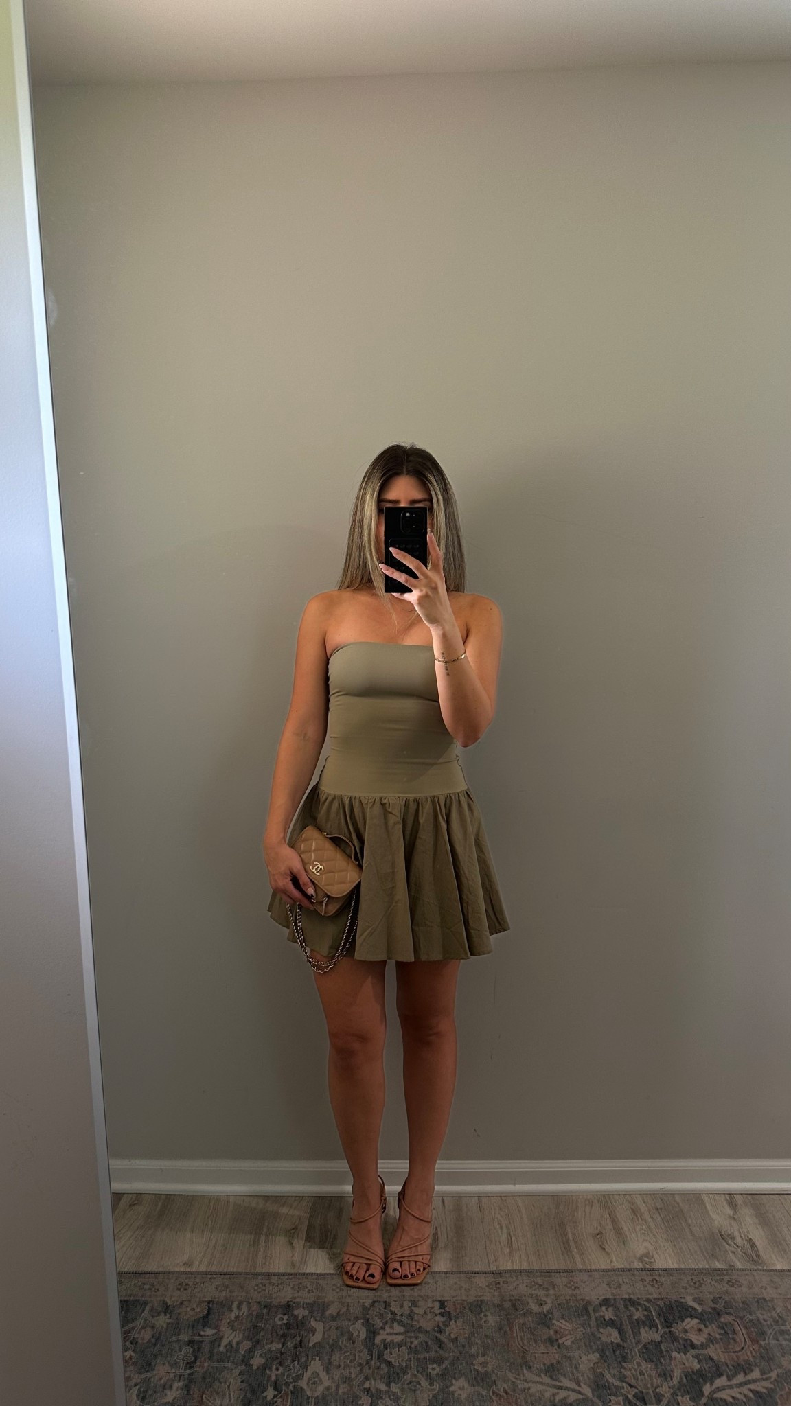 Strapless olive green dress
Wearing xs



#LTKSeasonal #LTKStyleTip #LTKFindsUnder100