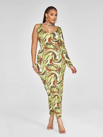 Gaya Cutout Maxi Dress - FTF LAB 008: Nao Cha - Fashion To Figure | Fashion To Figure