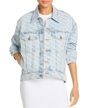 Falling Back Logo Denim Jacket | Bloomingdale's (US)