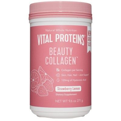 Vital Proteins Strawberry Lemon Beauty Collagen Dietary Supplements - 9oz | Target