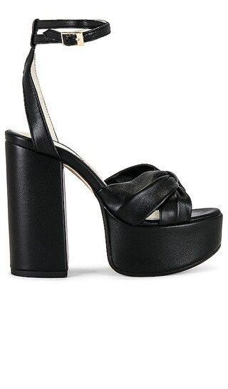 Zasa Platform Sandal in Black | Revolve Clothing (Global)
