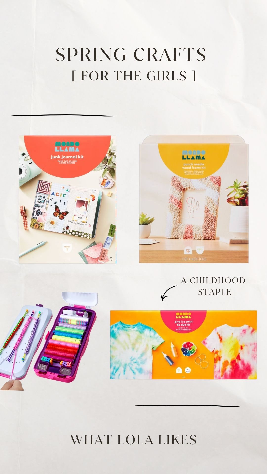 Spring crafts for the girls - all from Target 💛

#LTKKids #LTKSpringSale #LTKmomlife