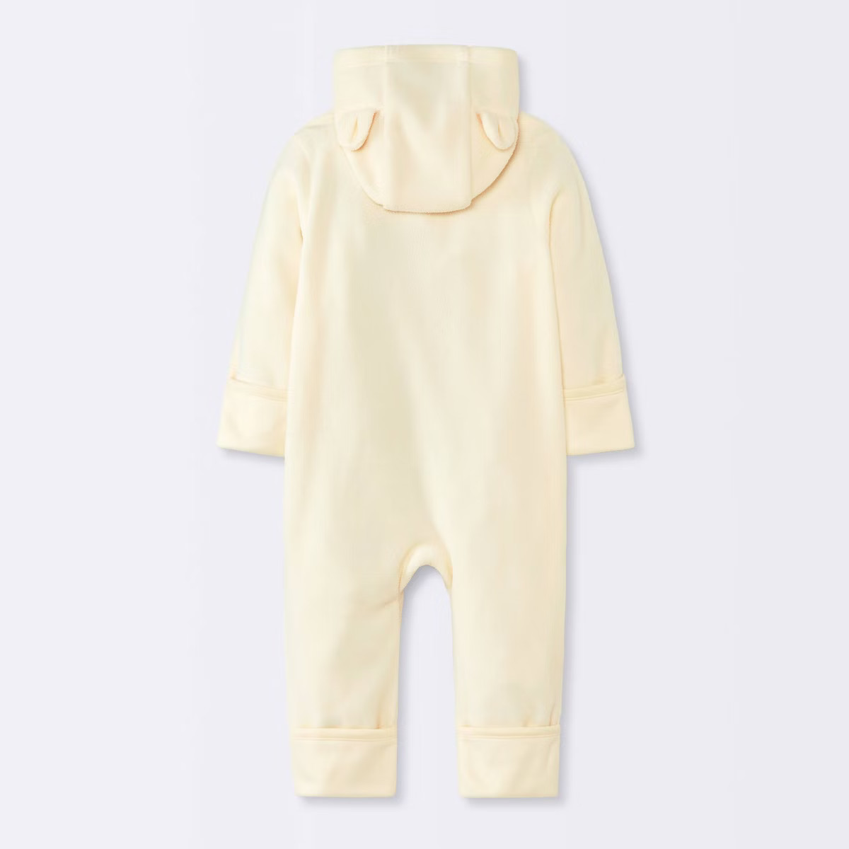 Baby Hooded Love You to the Moon and Back Pramsuit Romper - Cloud Island™ Cream | Target