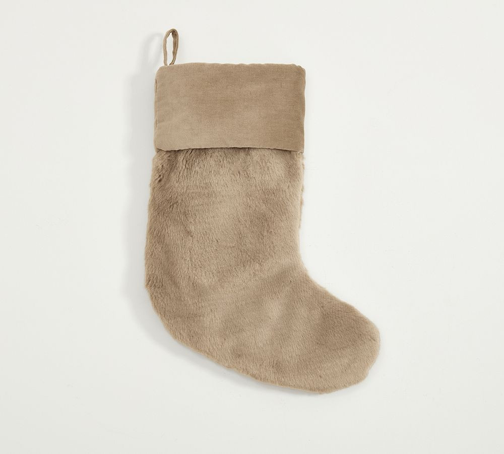 Faux Fur Alpaca Stocking | Pottery Barn (US)