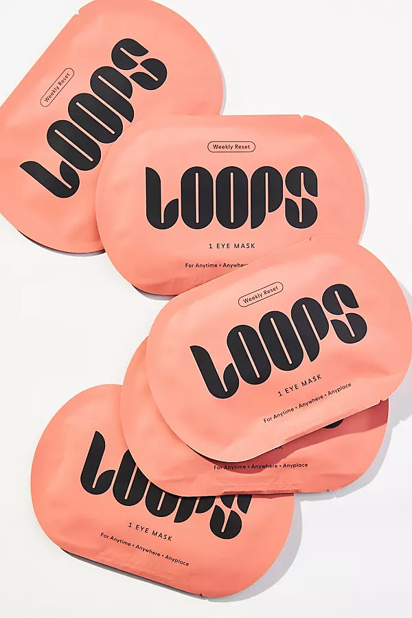 Loops Eye Mask Set By Loops Beauty in Orange | Anthropologie (US)