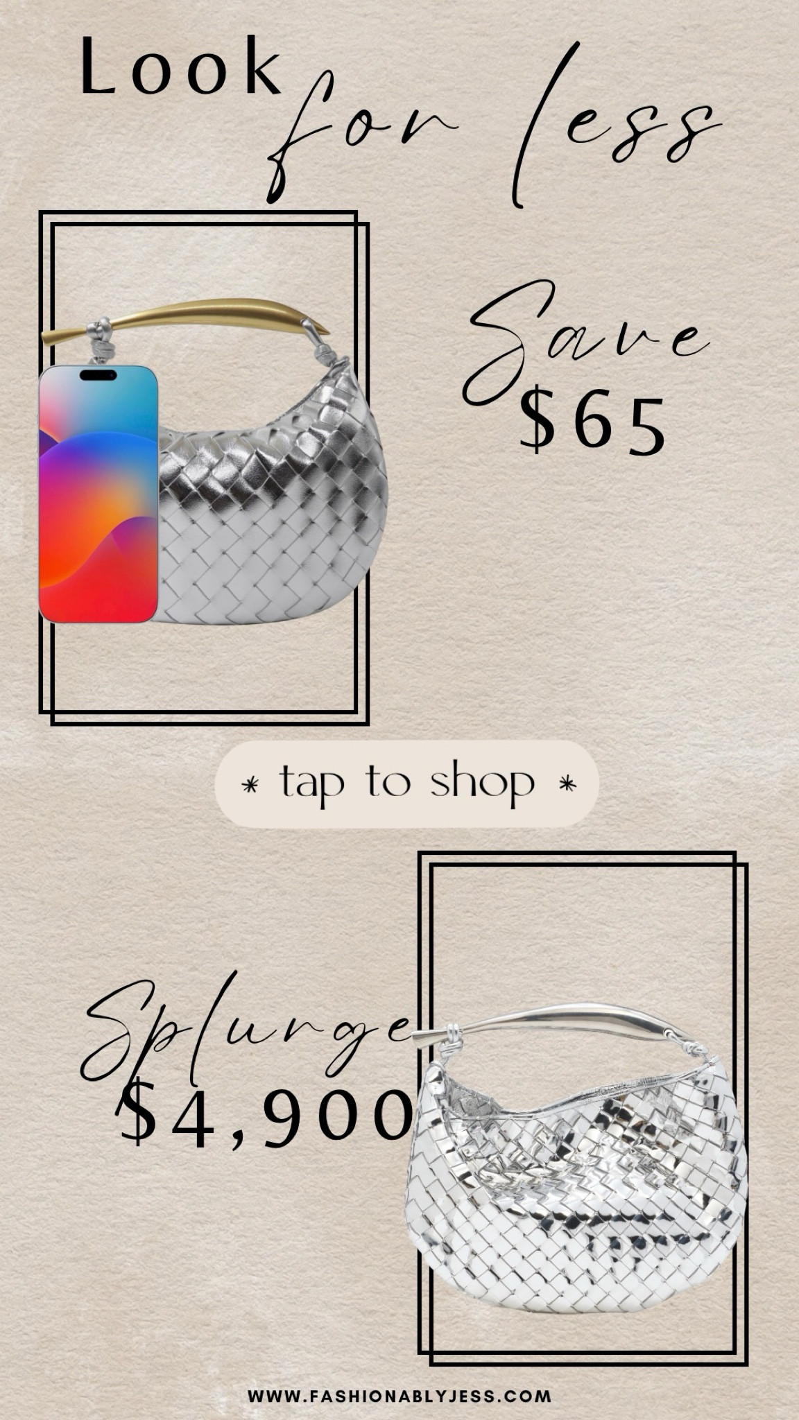 Loving this metallic bag, goes great with your next night out bag 🪩💃

#LTKFindsUnder50 #LTKStyleTip #LTKOver40