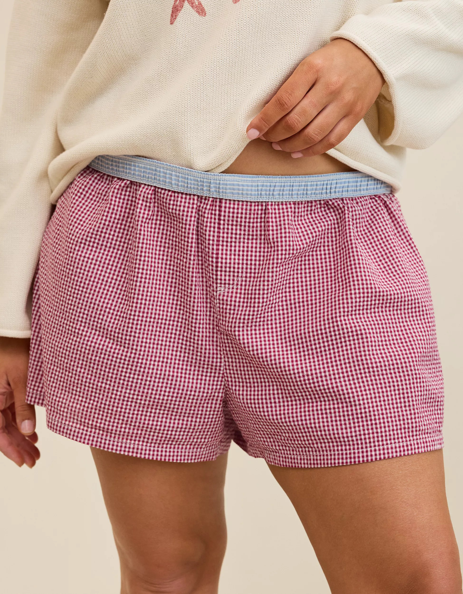 Aerie Around Town Seersucker Boxer | American Eagle Outfitters (US & CA)