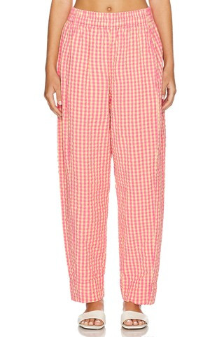 Preppy Poplin Gingham Pants in Pink Combo | Revolve Clothing (Global)
