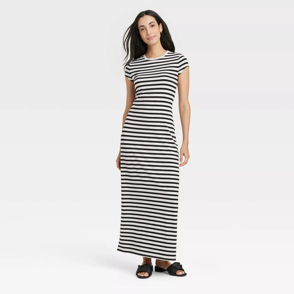 Women's Short Sleeve Knit Maxi Dress - A New Day™ | Target