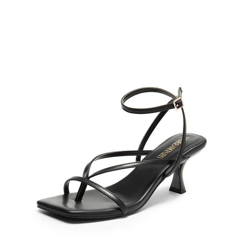 Dreamy Square Toe Strappy Kitten Heels | Dream Pairs