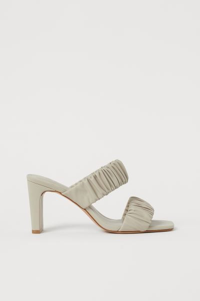 Slip-in Sandals - Beige - Ladies | H&M US | H&M (US + CA)