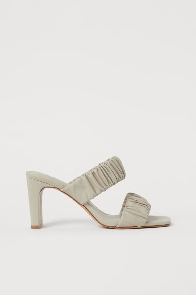 Slip-in Sandals - Beige - Ladies | H&M US | H&M (US + CA)