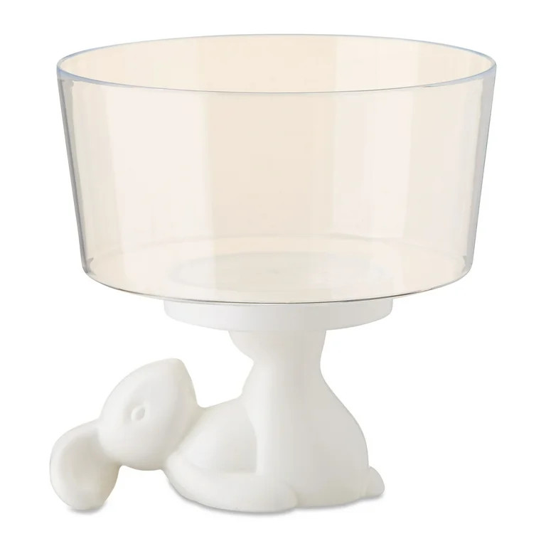 Bunny Truffle Bowl, White, 9", Easter by Way To Celebrate | Walmart (US)