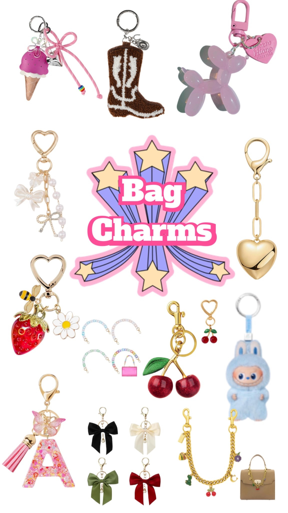 Bag Charms galore! Spice up your bag game!!! 

#LTKootd #LTKdayinmylife #LTKValentine