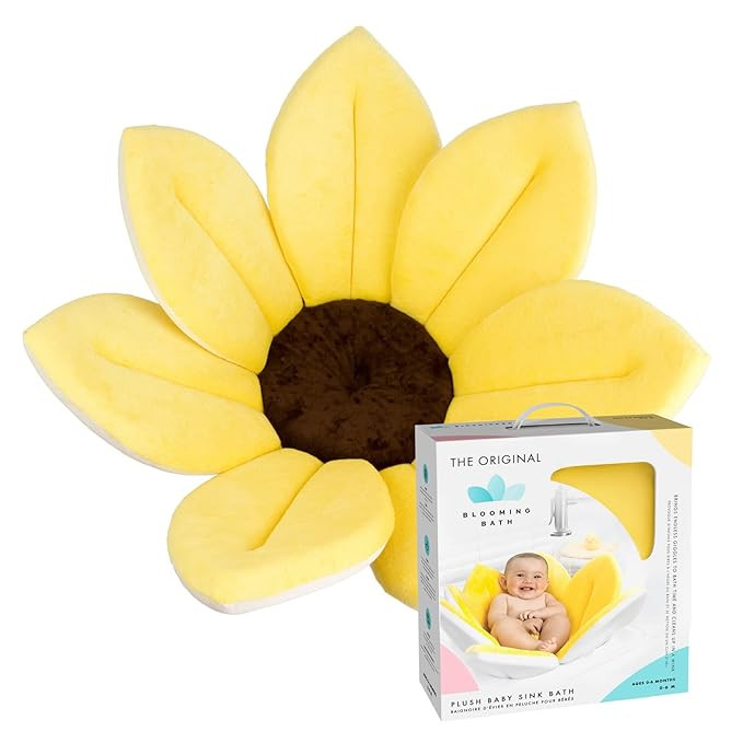 Blooming Bath - The Original Flower Bath Seat for Newborns - Ultrasoft, Plush Sink Bathtub for Ba... | Amazon (US)