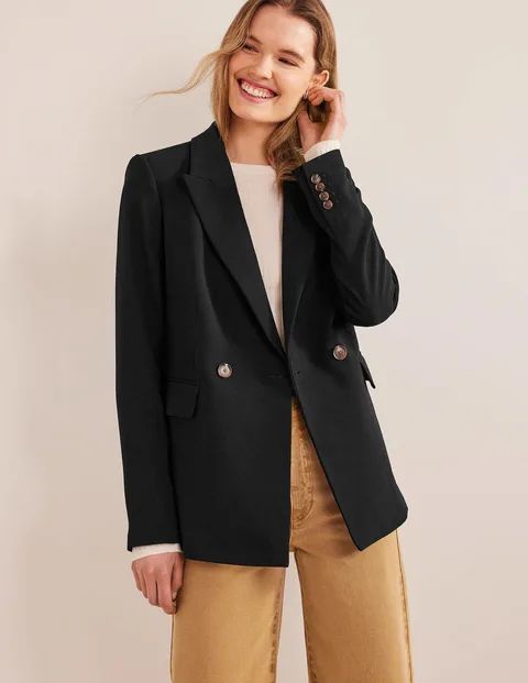 Double Breasted Crepe Blazer | Boden (UK & IE)