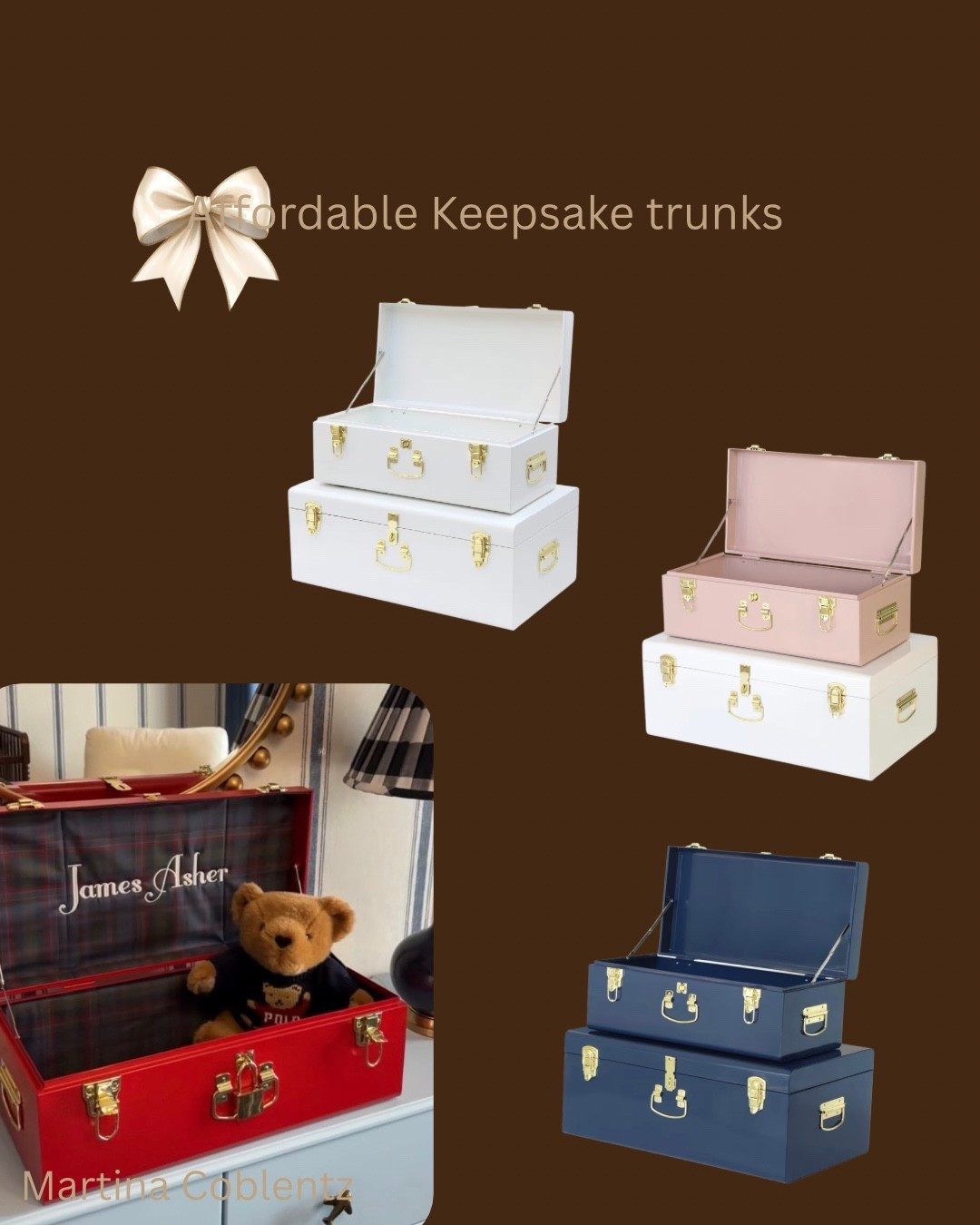 Affordable keepsake trunks


•memories •keepsake trunk •children •for her 

#LTKKids #LTKmomlife