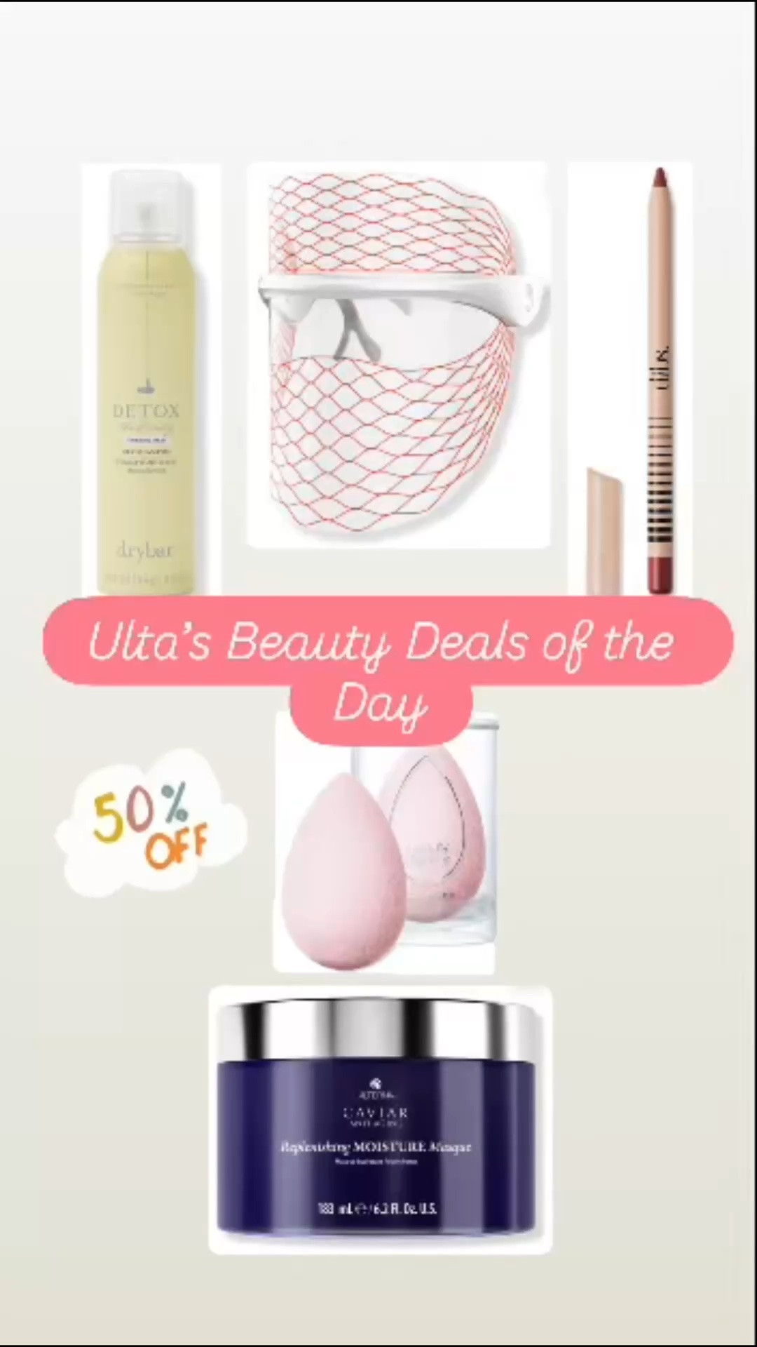 @ulta beauty Deal of the Day! #dryshampoo #Dibs #redlightmask #hairmasque

#LTKSaleAlert #LTKBeauty