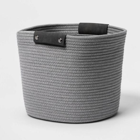 13" Decorative Coiled Rope Basket - Threshold™ | Target